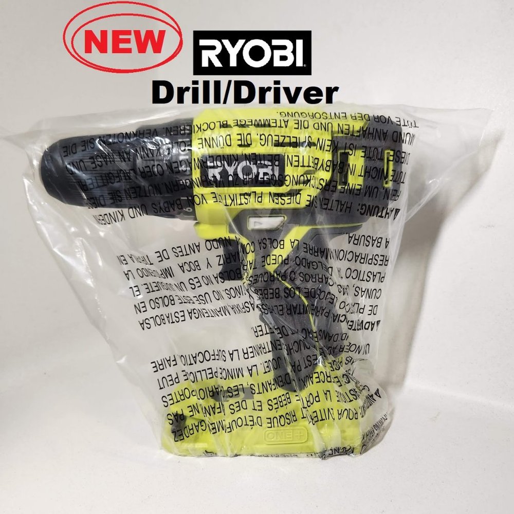 RYOBI ONE+ 18V Cordless 1/2 in. Drill/Driver (Tool Only) P215 Brand NEW- never u
